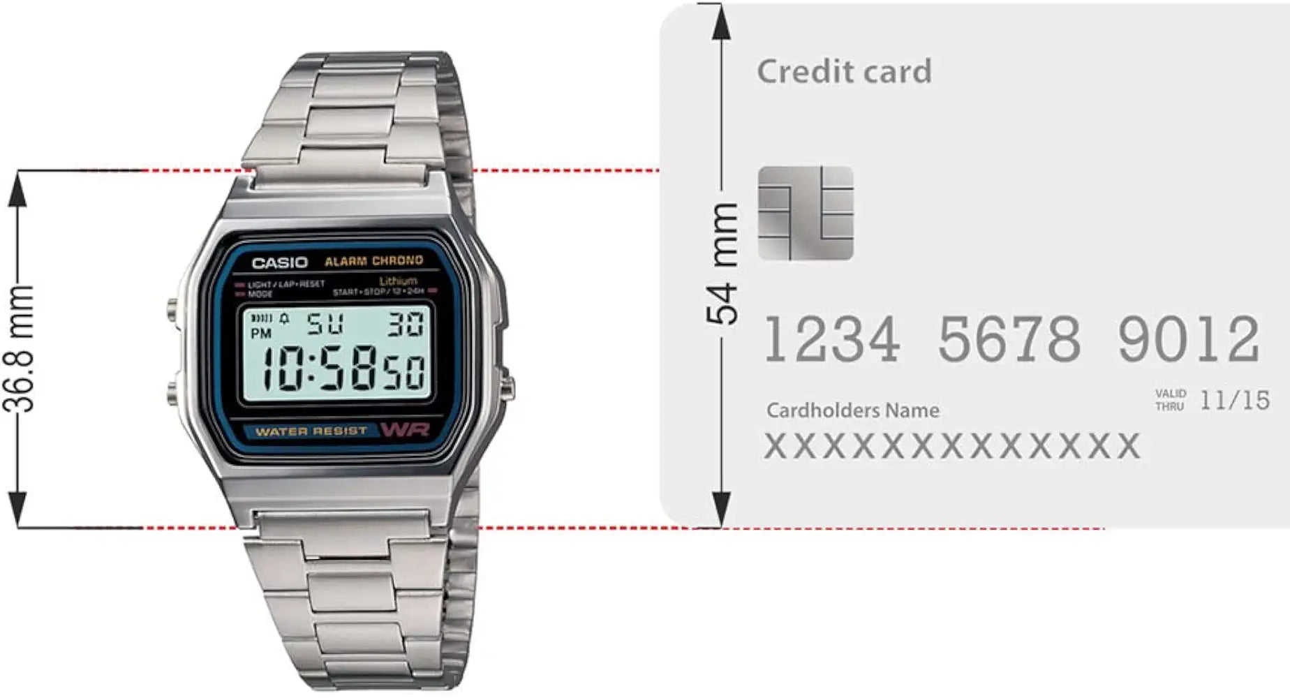 Casio Vintage Digital Watch - D011 Series