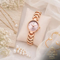 Fastrack Vyb Successor (FV60141WM01W)  Rose Gold Dial Metal Strap Women's Watch