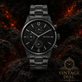 Titan Neo (1805NM02) Multifunction Black Dial Metal Strap Watch For Men