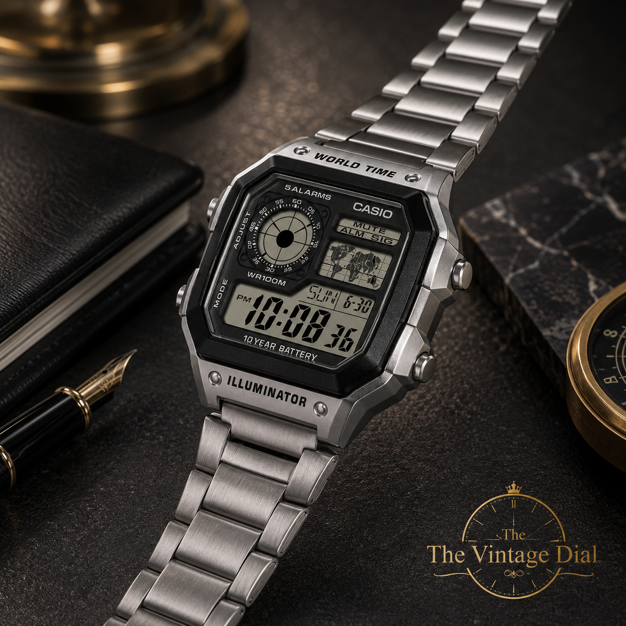 The Vintage D099 Steel | Classic Stainless Steel| Timepiece