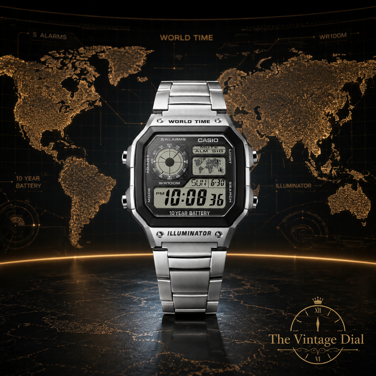 The Vintage D099 Steel | Classic Stainless Steel| Timepiece