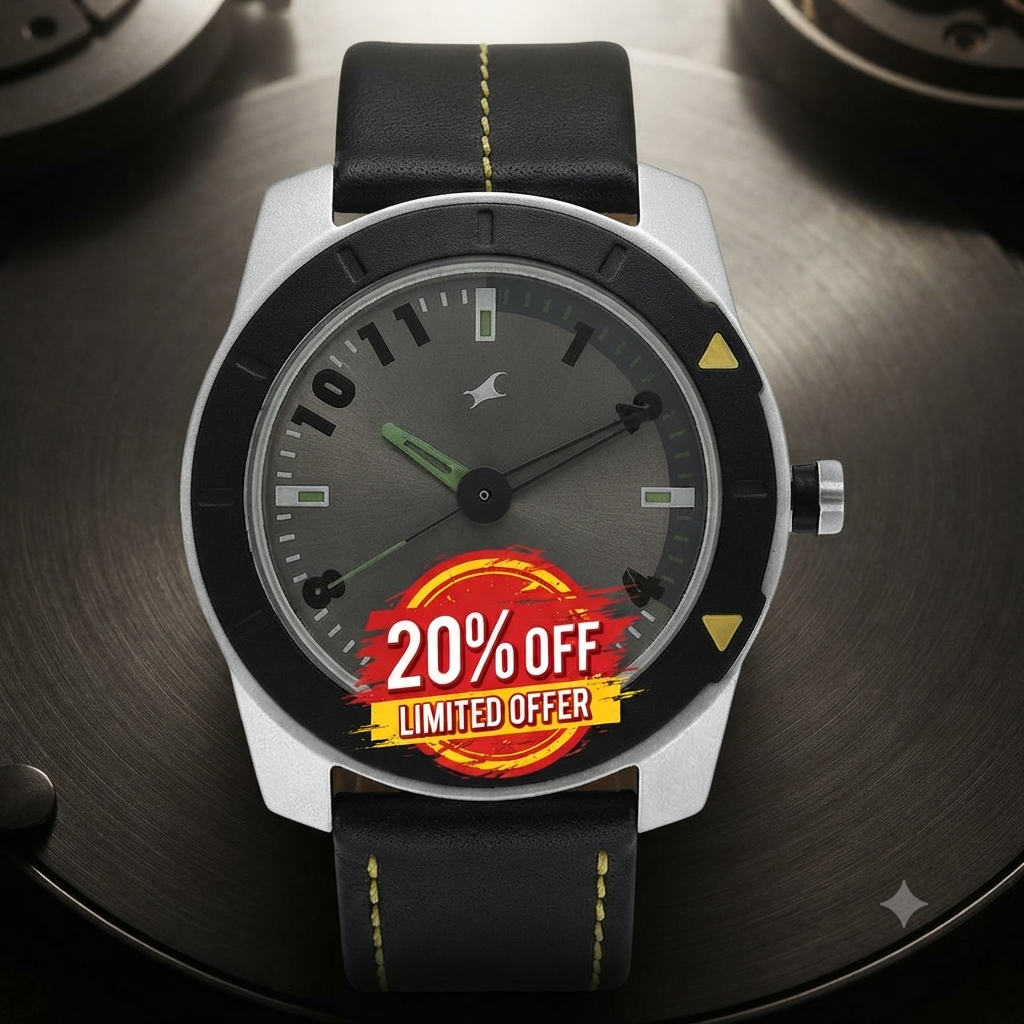 Fastrack Urban Edge: Modern Sporty Analog Watch