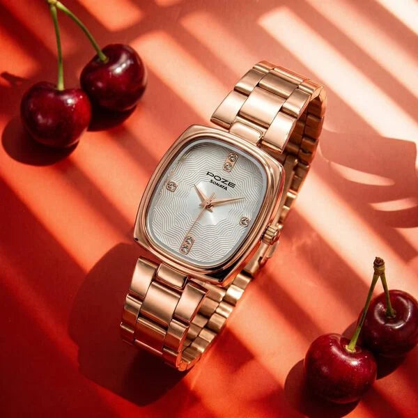 Sonata Poze | Rose Gold Women's Watch - SP80181WM01W