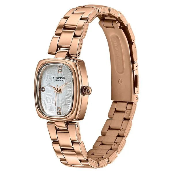 Sonata Poze | Rose Gold Women's Watch - SP80181WM01W