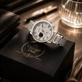 Fastrack Premium Silver Dial Chronograph Look Stainless Steel | The Vintage Dial